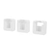 3PCS Silicone Protect Case Fit for RODE Wireless Go II Microphone System Shockproof Mic Protective Cover White