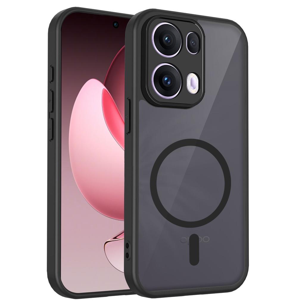 Case for OPPO Reno 14 13 12 Pro 5G Armor Matte Frosted Clear Magnetic Wireless Charge Cover for OPPO Reno 14F 13F 12F 5G Coque