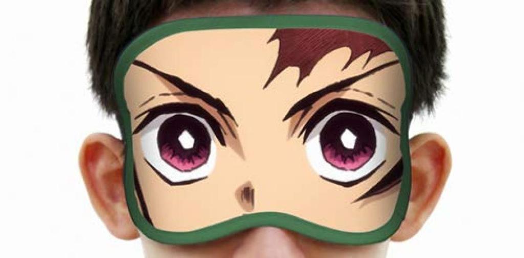 COSPA Demon Slayer Kamado Tanjiro Eye Mask Free Size