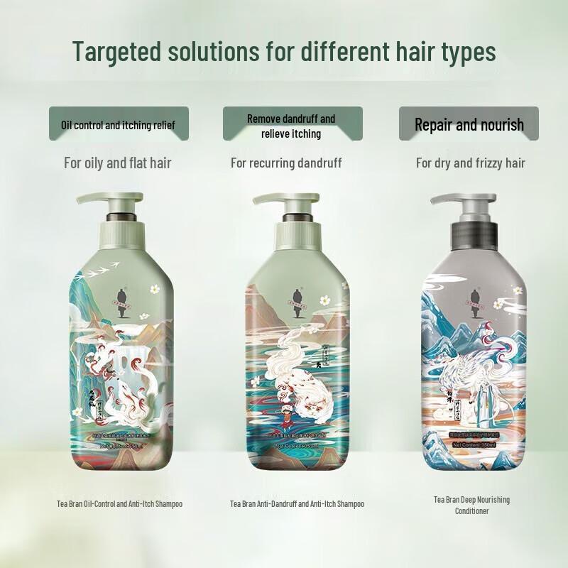 Adolph Shan Hai Jing Tea Bran Shampoo