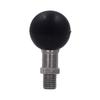 25mm Ball Head Adapter with M8 or M10 Thread Post Motorcycle Handlebar Mount Rearview Mirror Ball Clamp Metal Bracket