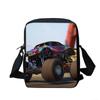 Monster Jam Crossbody Bag Versatile Cartoon Print Best Gift for Male and Female Students, School and Office Workers