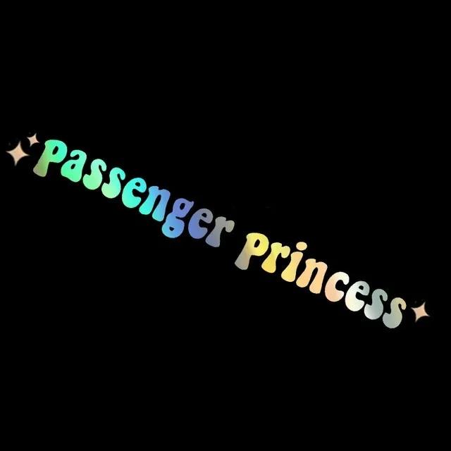 Autoaufkleber Passagier Prinzessin Autoaufkleber Lustige kreative Aufkleber Auto Spiegel Dekorative Aufkleber Zubehör