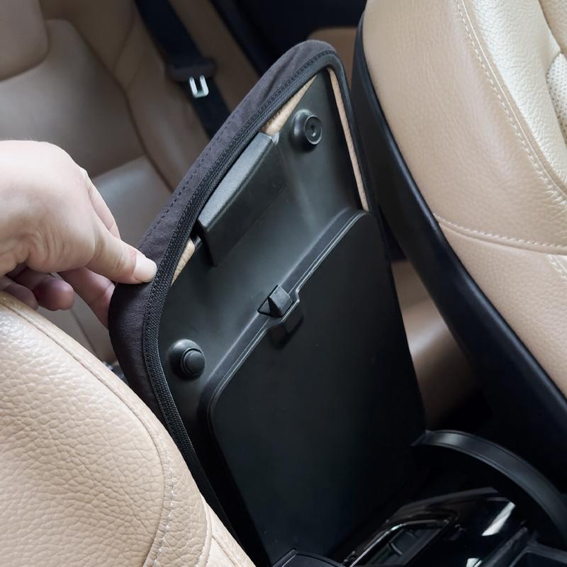 For Volvo XC60 2018-24 Alcantara Central Armrest Box Cover Protective Pad