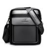 Men's Soft Leather Shoulder Bag Men's Crossbody Bag Briefcase Business Casual Men's Backpack Horizontal