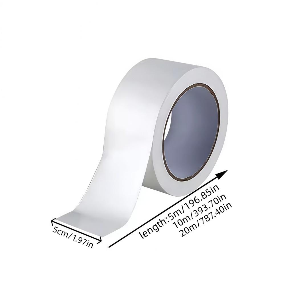 1pc 5m/10m/20mX5cm Multi Functional Waterproof Strong Tape Width Silver Pipeline Tape Heavy-duty Pipeline Packaging Sealing