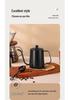 304 Stainless Steel Pour-Over Coffee Pot with Ear Handle, Narrow Spout for Home Drip Brewing
