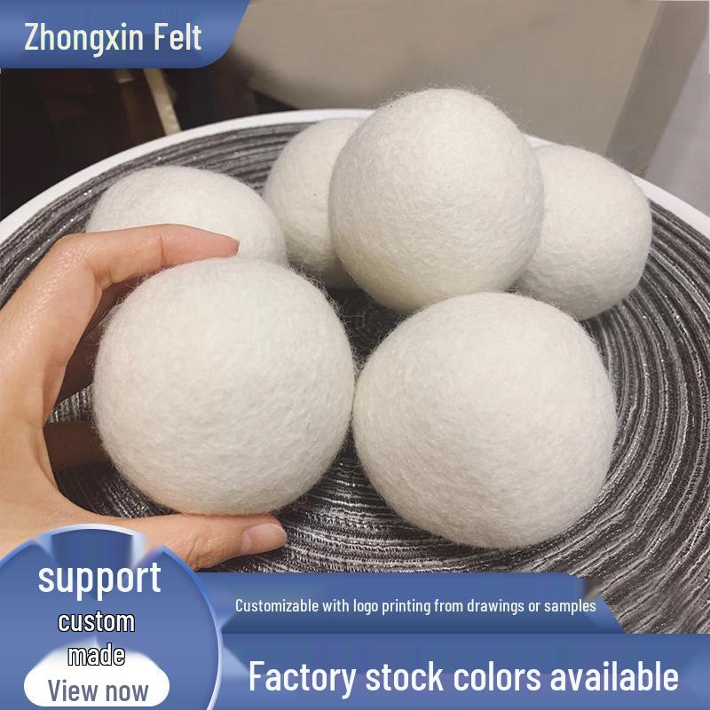 

Трансграничные шерстяные шарики для сушки и войлочные шарики для стирки против спутывания Custom