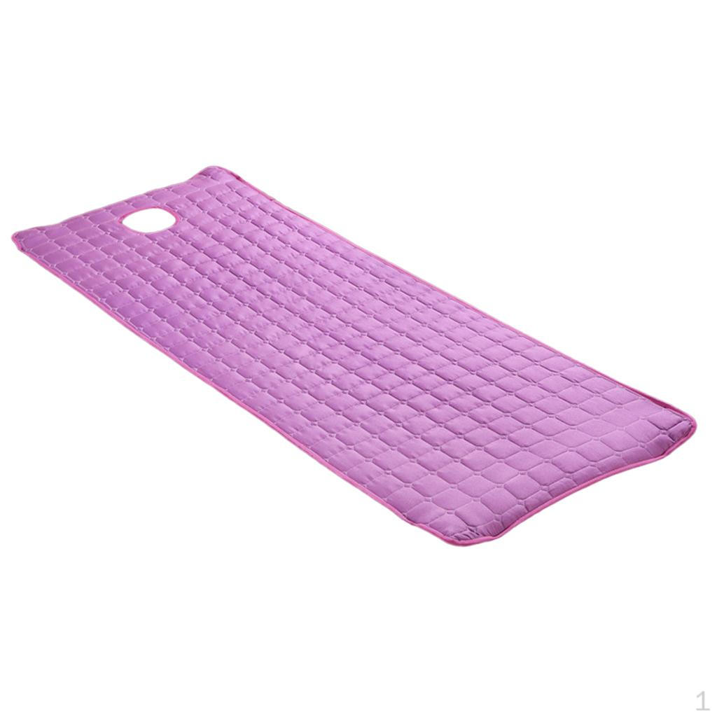 

Красота массажный спа-кровать покрывало матрас с отверстием для дыхания Purple 185x70cm