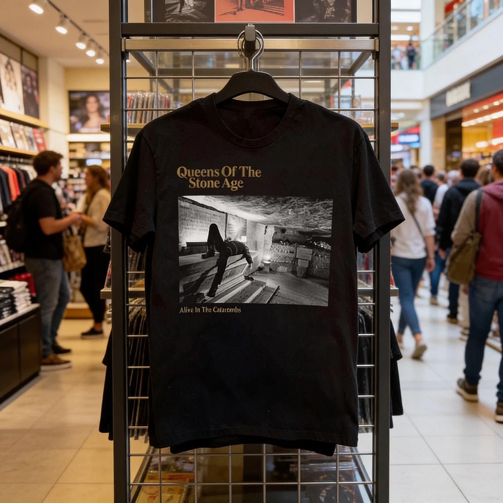 Queens of the Stone Age Alive In The Catacombs T-Shirt Unisex 2XL