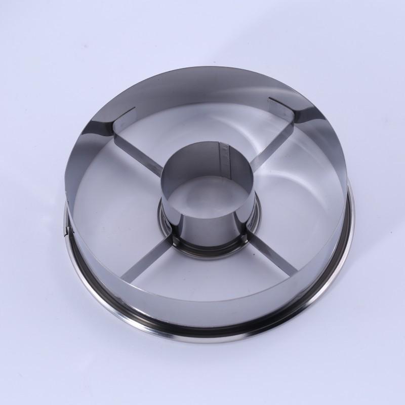 Moule Multifonctionnel en Acier Inoxydable 430 pour Mousse & Beignets Outil de Cuisson pour Gâteaux