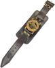 Sundial Wrist Watch Brass Compass & Leather Straps Nautical Steampunk Handmade