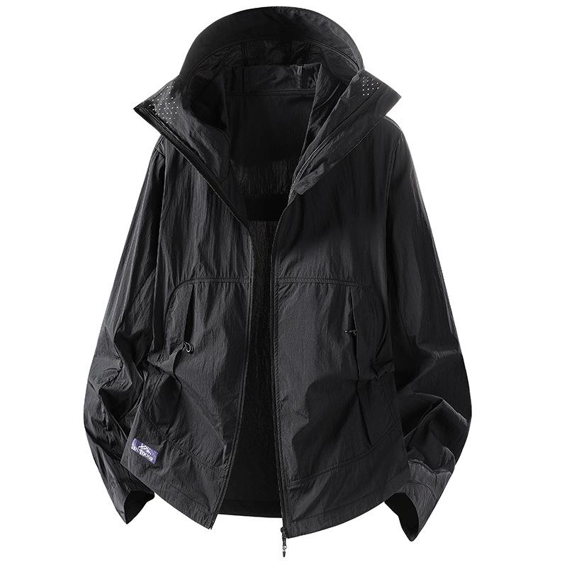 Men's Ice Silk UPF50+ Anti-UV Summer Sun Protection Jacket - Custom Logo Available.