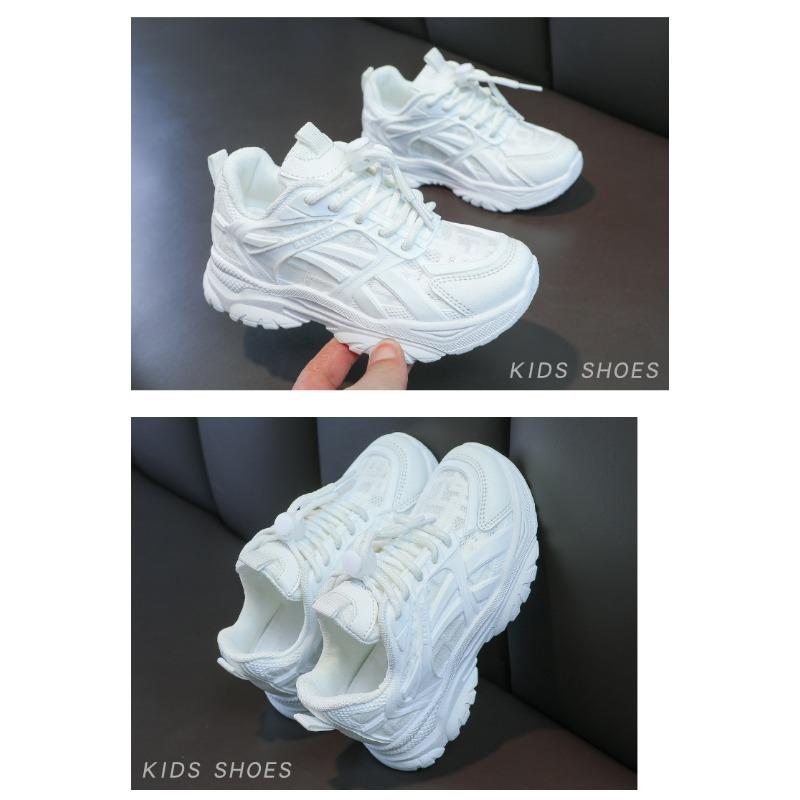 Новая универсальная детская обувь весна-осень обувь для девочек и пап сетчатая дышащая — фото 14