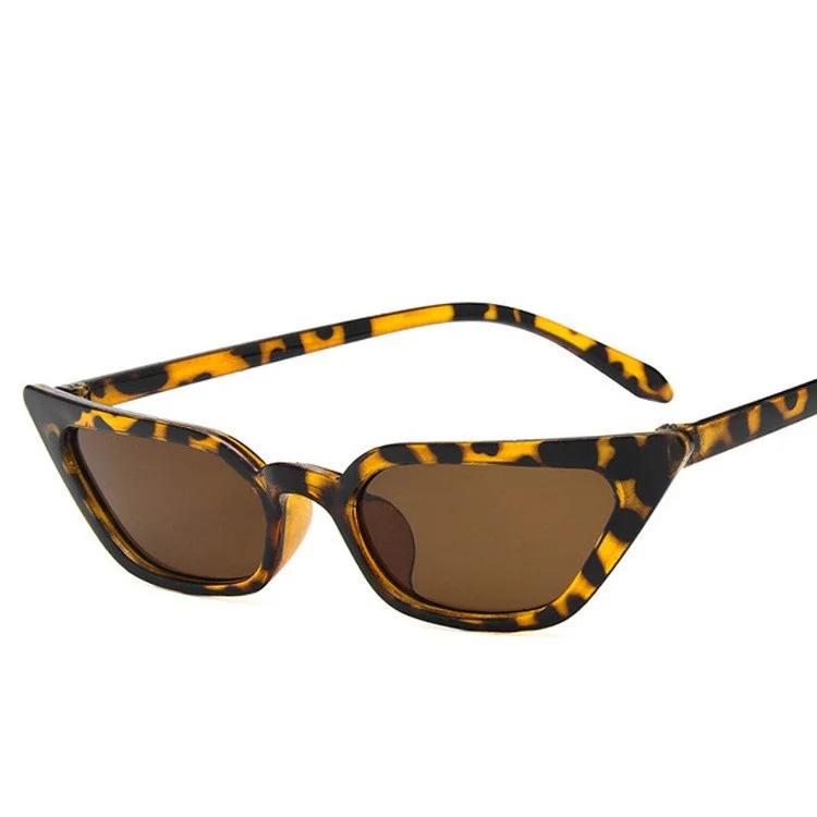 New Cat Eye Sun Glasses Women Small Vintage Designer Sun Glasses Retro Red Purple Ladies Sun Glasses Eyewear Female Shades
