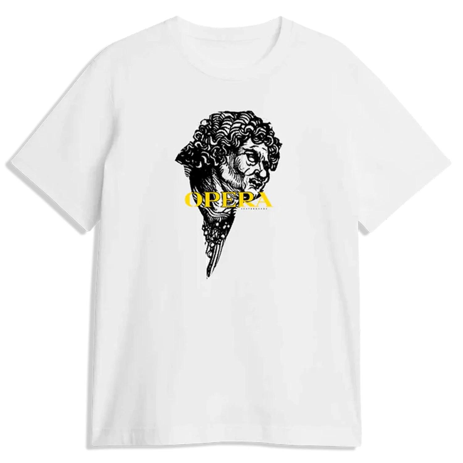 Opera Skateboards Shirt Torn White S