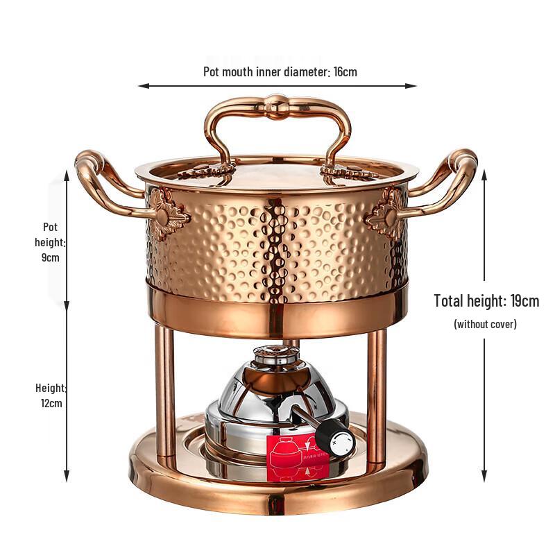 Jingqingfu 304 Stainless Steel Portable Hot Pot
