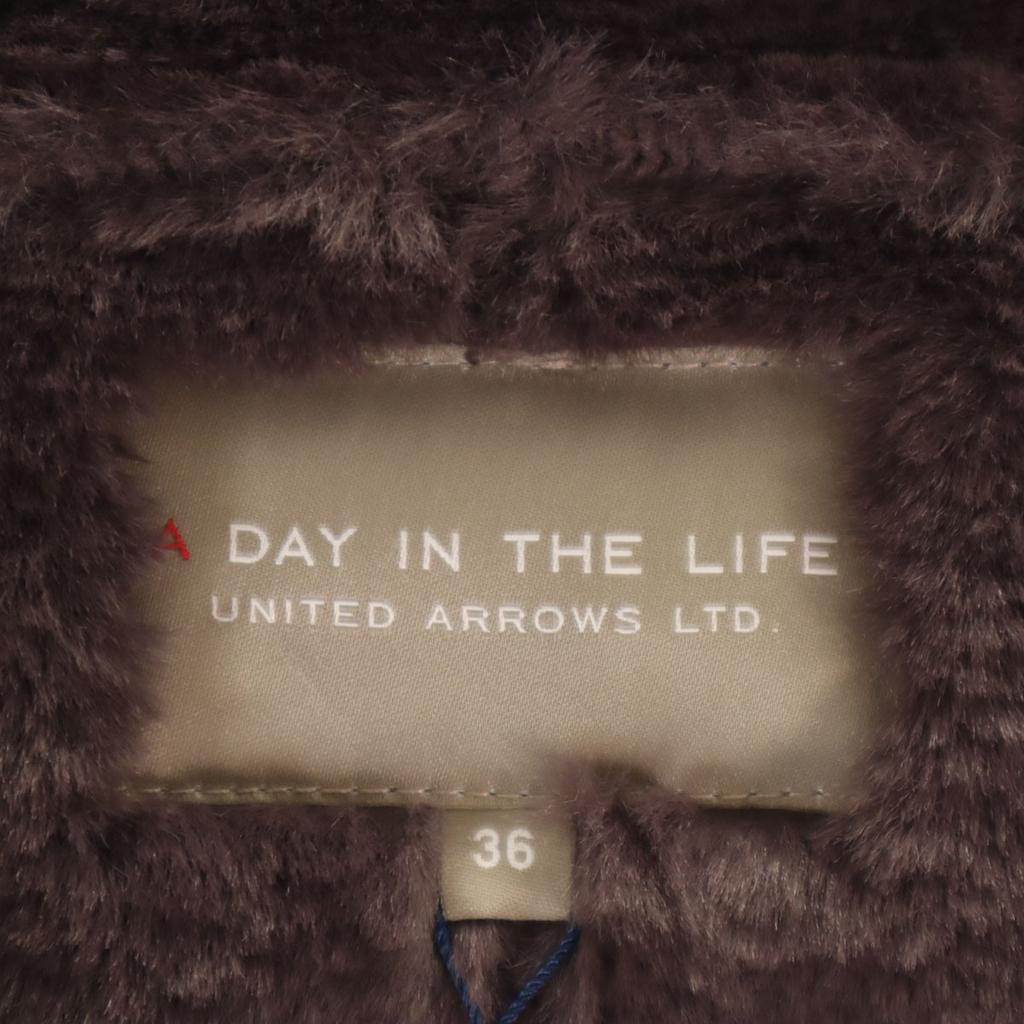 Unbenutzt ein Tag im Leben Fake-Lammfellmantel 36 Braun Damen Gebraucht