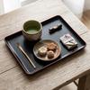 Rectangular Overall Food Carry Platter Thickened Dinner Service Tray  Beverage Placement