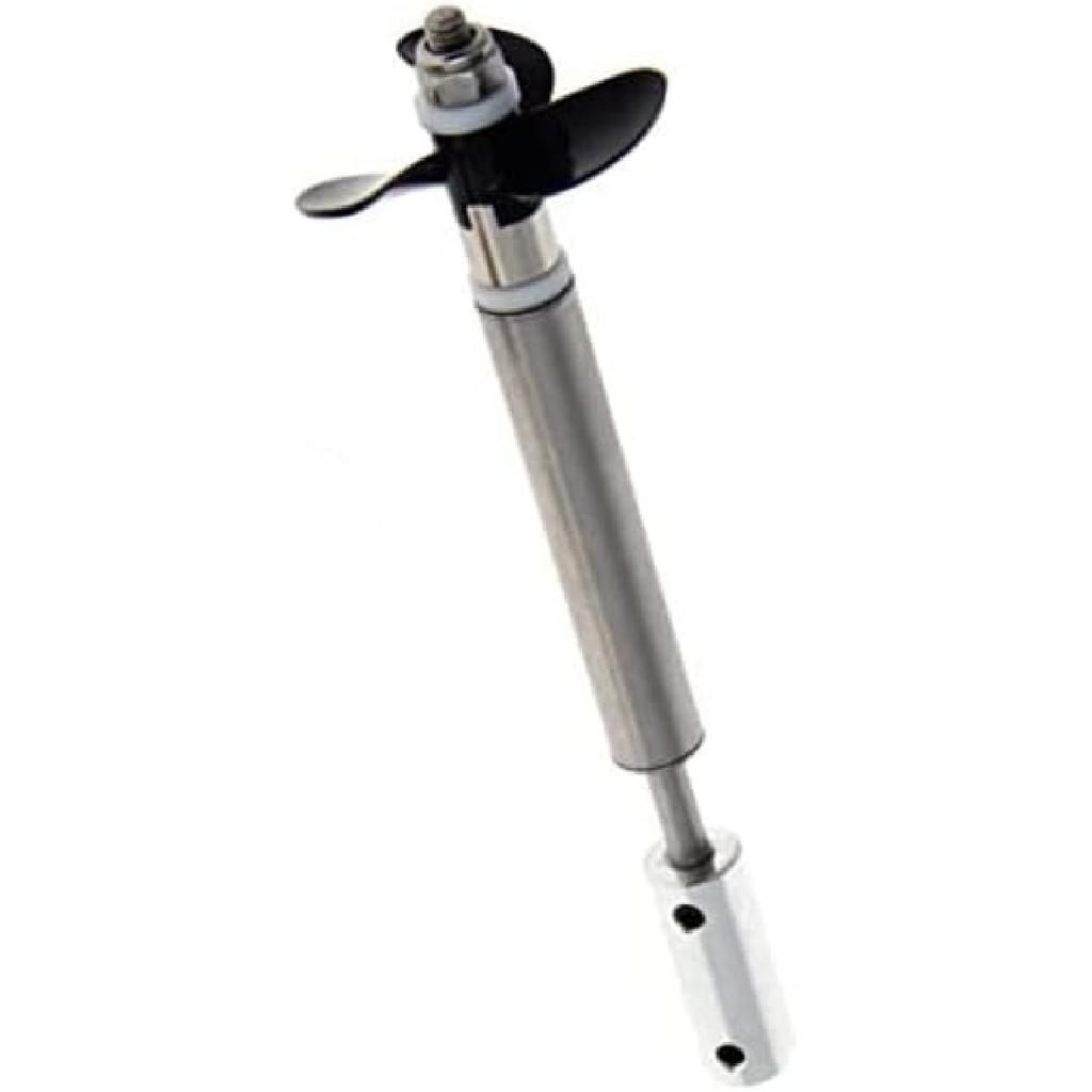 Heyiarbeit Drive Shaft Fit for 4mm Motor Shaft W Propeller and Universal Joint for RC Boat, L100mm Shaft, L50mm Sleeve, D36mm Propeller