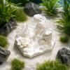 Decorative Aquarium Hideout 3D Printed Coral Cave Decoration for Small Fish Shrimp, Tank Miniature Landscape Decor Hideout, Realistic Hollow Ornament