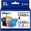 Lc422Xl Ink Cartridges For Brother Lc422 Lc422Xl Lc-422 Lc-422Val Compatible Cartridge For Brother Mfc-J5740Dw Mfc-J53[MOH78]