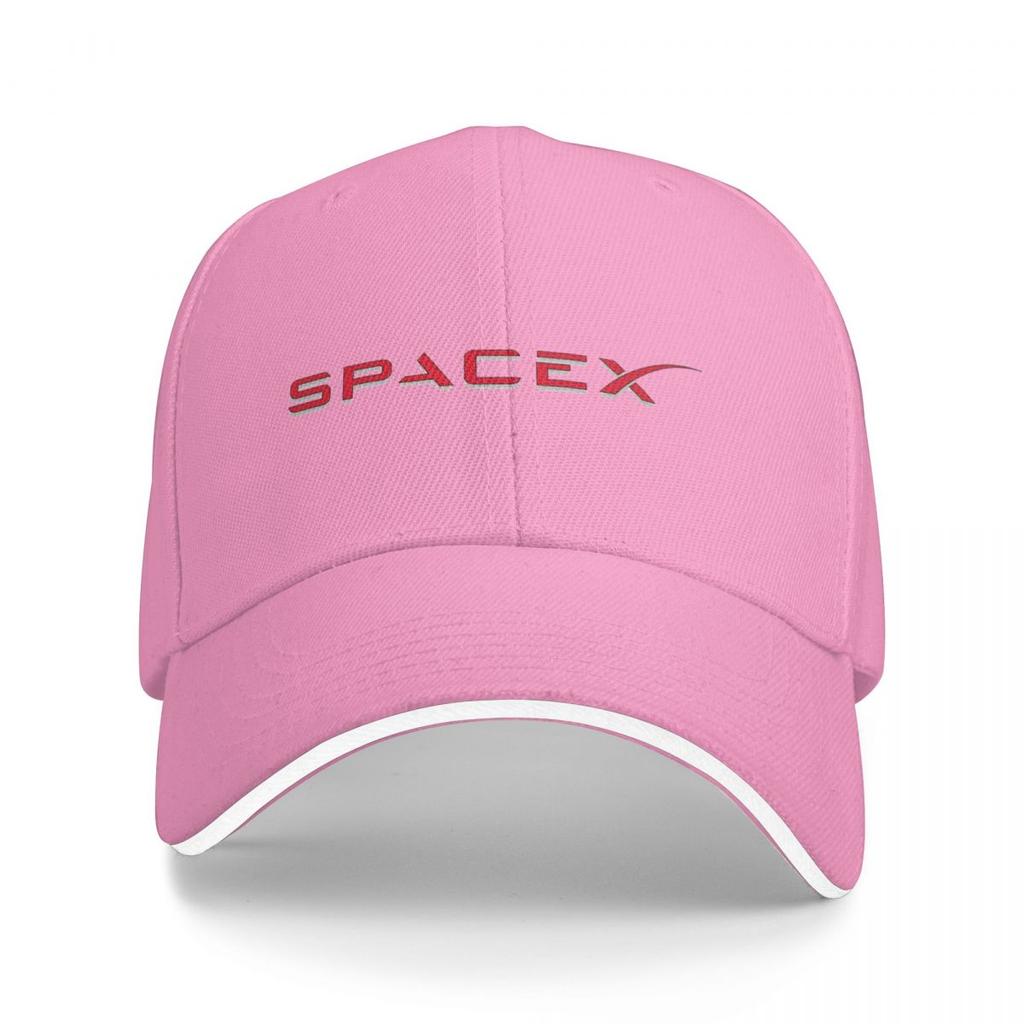 Spacex Spacex Logotyp Basebollkepsar Snapback Basebollhattar Andningsbar Avslappnad Keps Utomhus Unisex