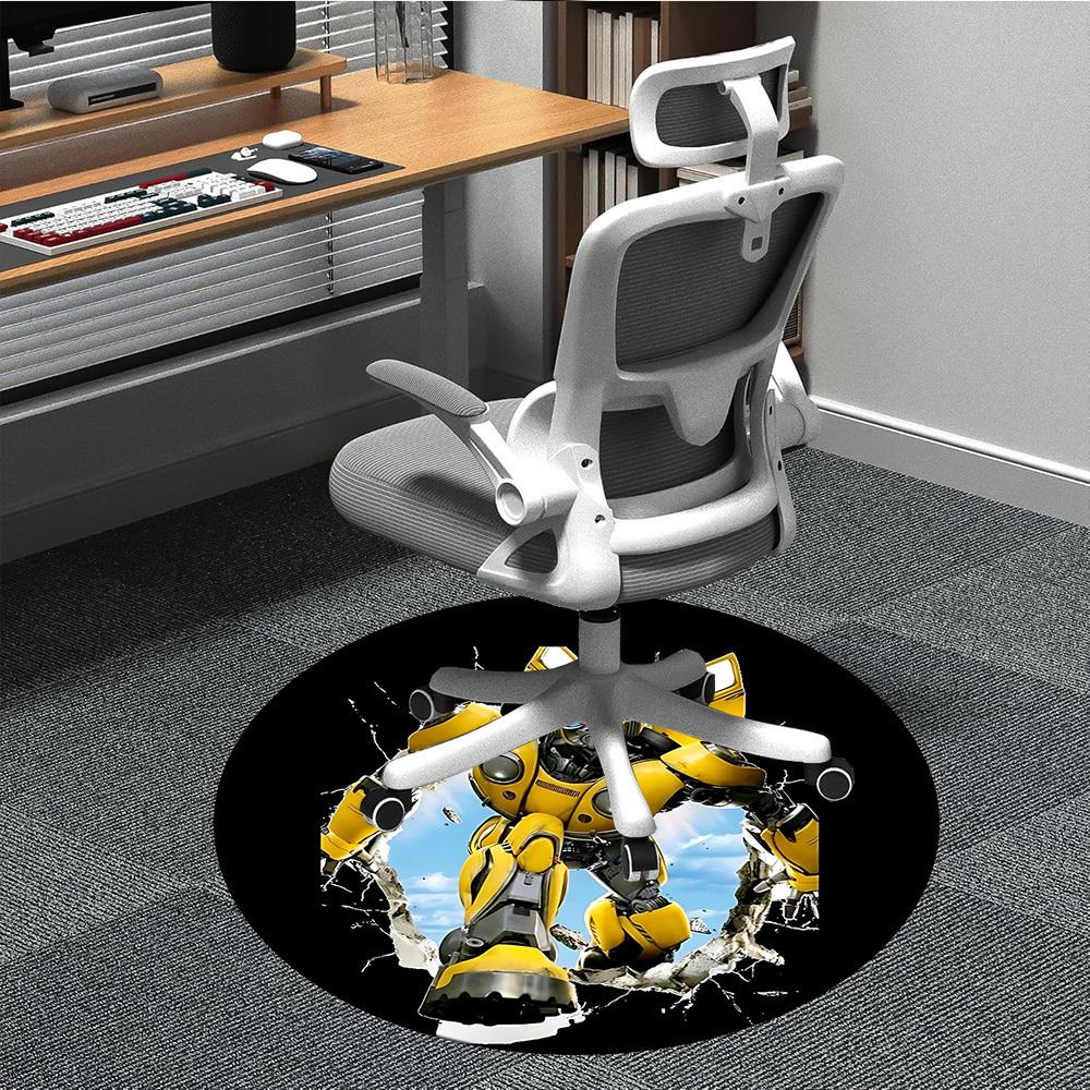 

1pc Transformer RobotChair Carpet for Office, Non-slip, Soft and Durable Office Rug for Interior Decoration, Perfect for Office yy250925193 80cm by 80cm