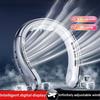 8000mAh USB Hanging Neck Fan Portable Bladeless Mini Rechargeable Mute LED Digital Display Electric Fans Air Cooler New