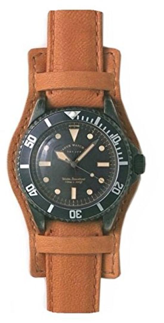 

Годинник Годинник BLK SUB Military Classic Ремінь з основою Коричневий [Vague Company] (Чорний суб) GUIDI&ROSELLINI BS-L-CB002
