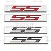 2 x 3D SS Metal Chrome Zinc Alloy Emblem Car Body SS Badge Sticker Decal Adhesive Badge for Chevrolet SS Camaro SS