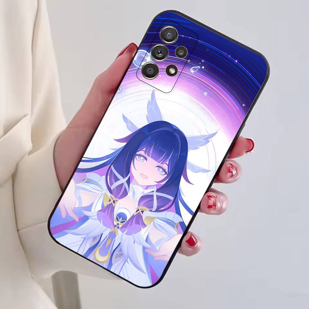 Genshin Impact Damselette Columbina Phone Case For Samsung S25,S24,S21,S22,S23,S30,Ultra,S20,Plus,Fe,Soft Silicone Black Cover