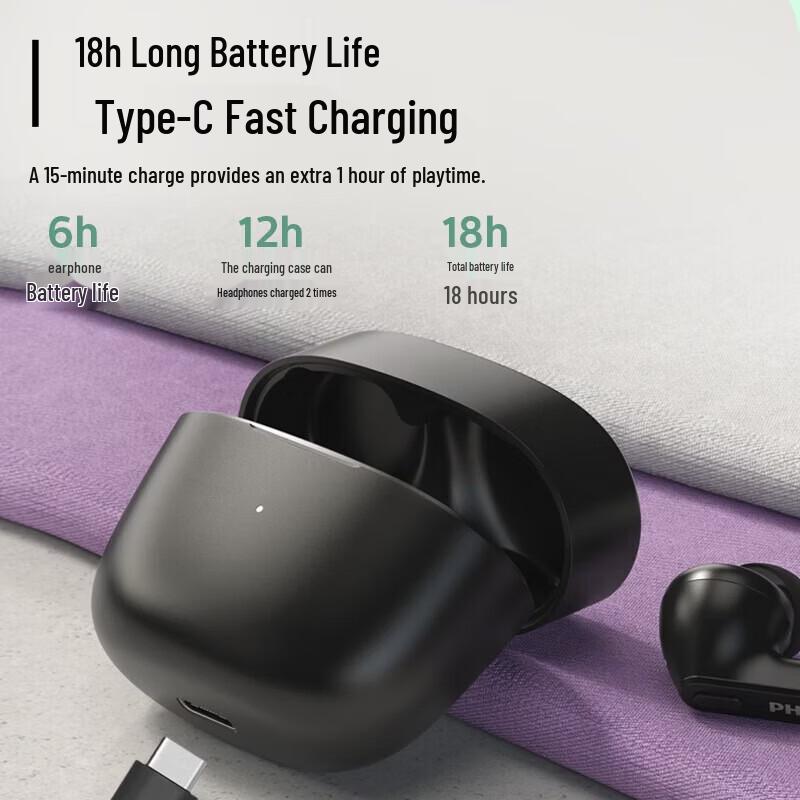 Philips TAT2206 True Wireless Bluetooth-Ohrhörer