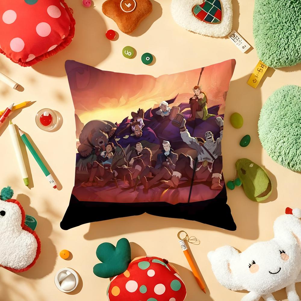 The Legend V-vox Machina Pillow Case Plush Fabric Soft Double-Sided Printed Sofa Warm Winter Home Gift Cushion Cover