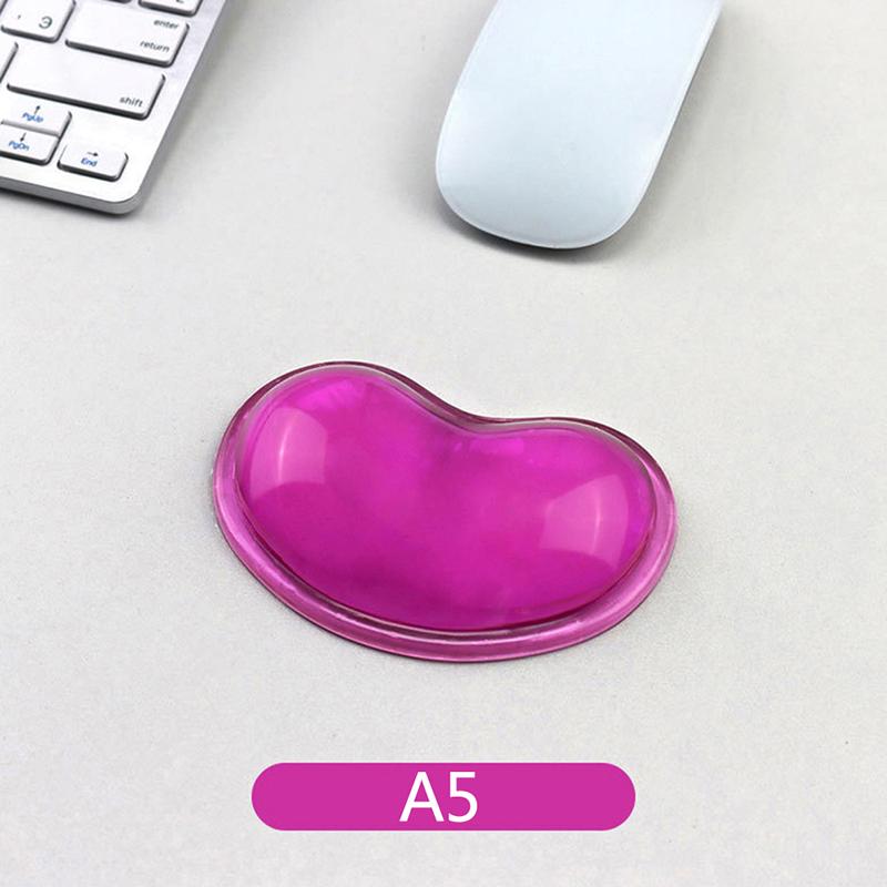 Quality Wavy Comfort Gel Computer Mouse Hand Wrist Rests Support Cushion Pad,Fashion Silicone Heart-Shaped Wrist Pad