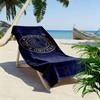 Fenerbahce Print Strandtuch, Großes Weiches Schnelltrocknendes Handtuch für Strand Camping Schwimmen
