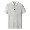 Machine Washable Real Pocket Cool And Breathable Short-Sleeved T-Shirt, Casual Simple Solid Color Polo Shirt Clothes