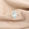 Sky Blue Topaz Gemstone 925 Sterling Silver Jewelry Handmade Unique Ring For Her RR-64-12
