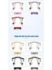 Unisex Rimless Diamond-Cut Glasses for Myopia with Single Hole Nose Bridge - Free Shipping