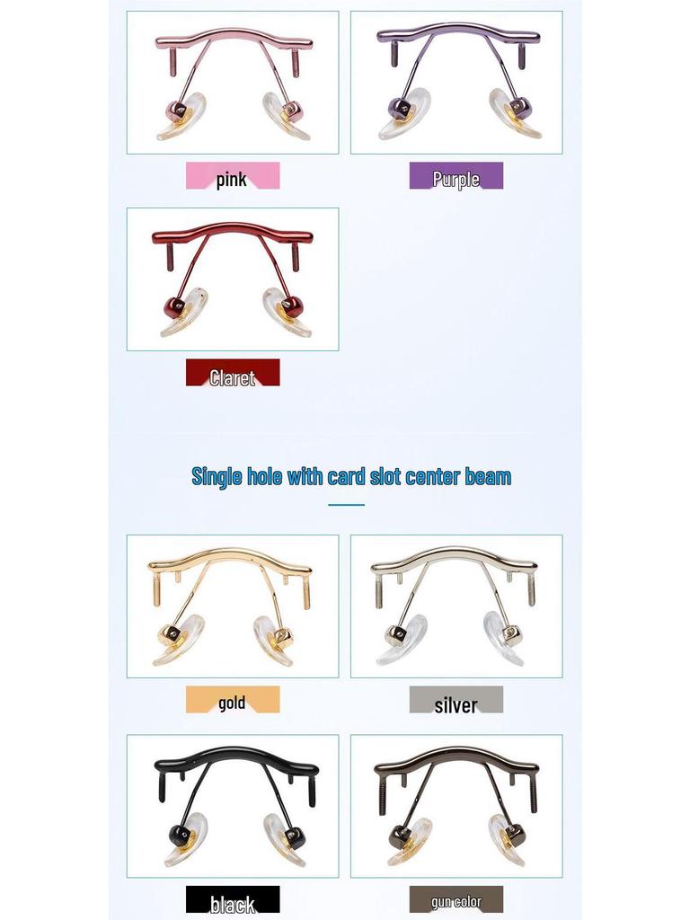 Unisex Rimless Diamond-Cut Glasses for Myopia with Single Hole Nose Bridge - Free Shipping