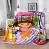 Dora Explorer Blanket Soft Warm Cozy Great for Couch Livingroom Sofa Four Seasons Universal Modern Style Birthday Christmas Gift Blanket