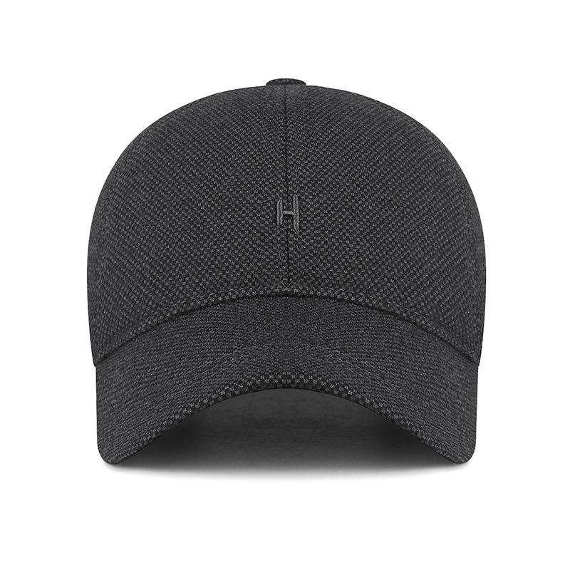 Middle-Aged and Elderly Winter Warm Cap Men's Outdoor Cycling Cold-Proof Ear Protection Cotton Cap Thick Baseball Cap