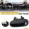 OCPTY Door Handle Exterior Front Driver Left Side Replacement fit 1993-1997 for Geo Prizm for Corolla Outside Door Handle Black