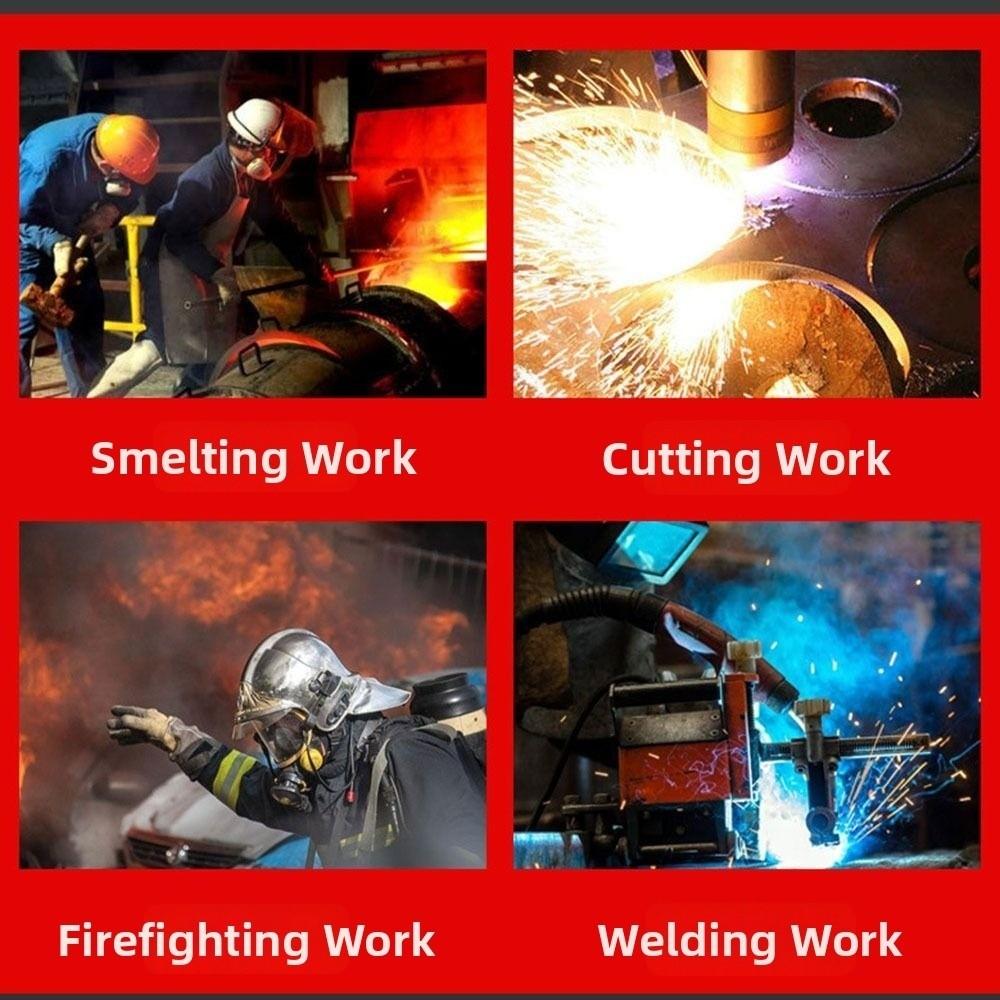 High Temperature Resistant Protective Face Shield Impact Resistant Welding Mask Workshop