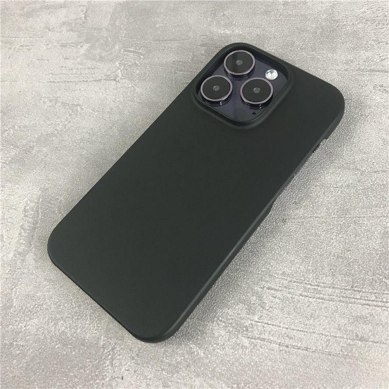 

Matte Transparent Frameless Case for iPhone 13 14 15 16 Pro Max Plus Heat Dissipation Broderless Ultra Thin PC Shockproof Cover For iPhone 15 Plus