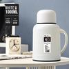 2025 New Large Capacity Glass Liner Thermos - Portable Insulated Water Bottle for Students and Dormitories