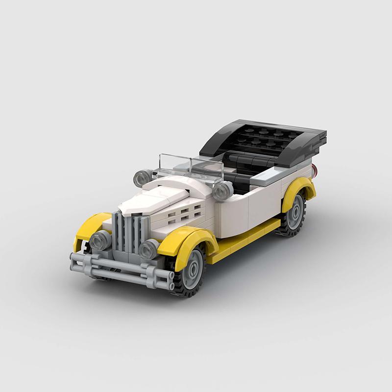 City Racing Speed Model Building Blocks Convertible MOC Open Cars Super Racers Classic Vehicle Bricks Kids Toys DIY