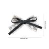 Fairy Flat Clip Hairpin 2000s Style Balletcore Headdress Bunches Headdress Elegant Bowknot Cute Headdress