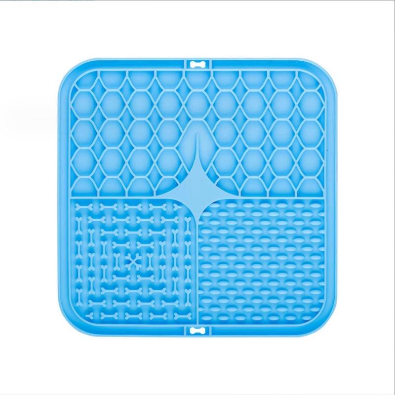1PC Pet Lambendo Pad Slow Food Pad Tigela de Cachorro Gato Pet Filhote de Cachorro À Prova de Asfixia Silicone Pet Slow Food Pad Gato E Cachorro Alimentação Suprimentos