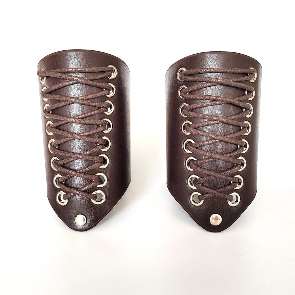 PU Wristband Gauntlet for ComicCon Photography Cosplay for Parties Festivals Industrial Age Costume Supplies